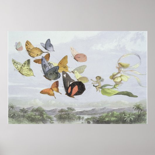 Het Fairy Queen's Carriage | Elf World Poster (Voorkant)