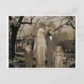 Het familieportret briefkaart