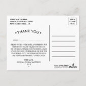 Het Fancy Collectie van het Chalkboard Wedding Briefkaart (Achterkant)