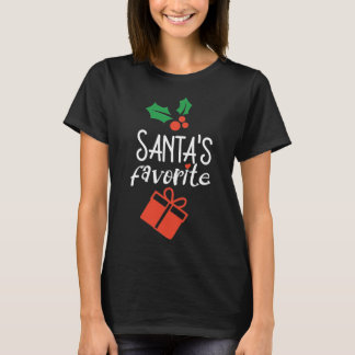 Het favoriete cadeau van de kerstman t-shirt