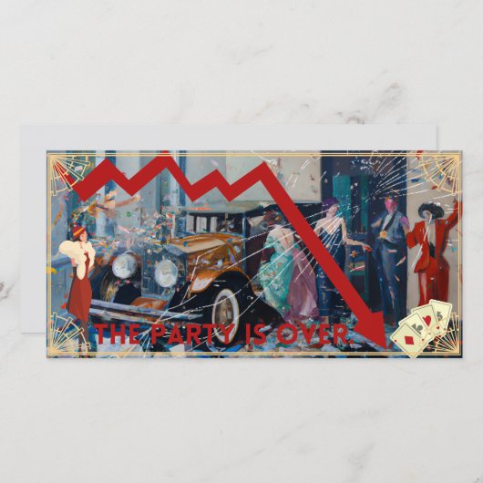 Het feest is voorbij. (Voorkant / Achterkant)