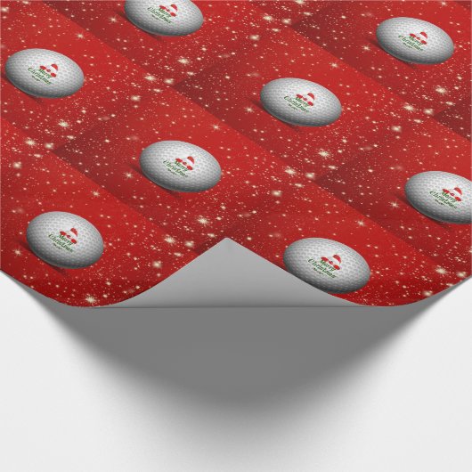 Het feestelijke kerstontwerp van de Golfers — het Cadeaupapier (Hoek)