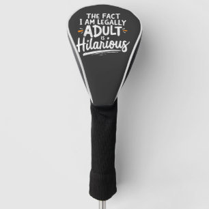 Het feit dat ik een volwassene ben, is hilarisch: golfheadcover