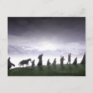 Het Fellowship van de Ring Briefkaart