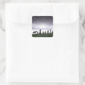 Het Fellowship van de Ring Vierkante Sticker (Tas)