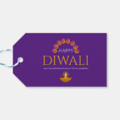Het festival van Lights Diwali Hindu Cadeaulabel (Achterkant Horizontaal)