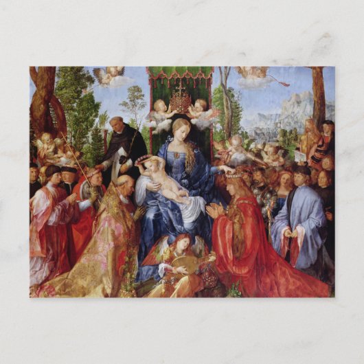 Het festival van Rosary, 1506 Briefkaart (Voorkant)