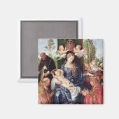 Het festival van Rosary, 1506 Magneet (Voorkant / Achterkant)