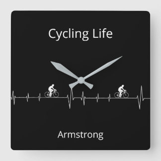 Het fietsleven, Aanpasbare Hartslag Vierkante Klok