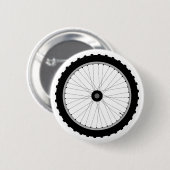 Het fietspad. ronde button 5,7 cm (Voorkant /achterkant)