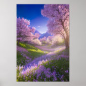 Het fijne karwei van Sakura Trees Poster (Voorkant)