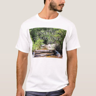 Het fijne landschap van het regenwoud redden t-shirt