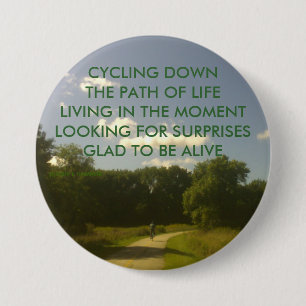 HET FILEREN VAN HET PAD VAN LEVENSBUTTON RONDE BUTTON 7,6 CM