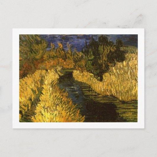 Het fine Art. van de Beek Van Gogh Briefkaart (Voorkant)