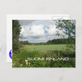 Het Finse platteland Briefkaart (Voorkant / Achterkant)