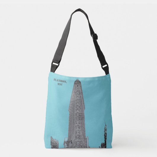 Het Flatiron Building, NYC, Crossbody Tas (Voorkant)