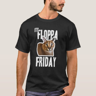 Het Floppa-vrijdagthema T-shirt