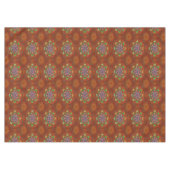 Het Floral Red van Squire Manipur Mandala Tafelkleed (Voorkant (Horizontaal))