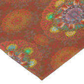 Het Floral Red van Squire Manipur Mandala Tafelkleed (Gekanteld)