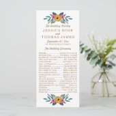 Het Floral Wreath White Wedding Collectie Programma (Staand voorkant)