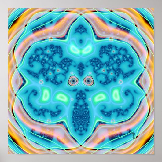 Het Flukish One (12 x 12 inch) Art Print Poster (Voorkant)