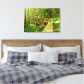 Het Flume Trail Canvas Afdruk (Insitu (Slaapkamer))