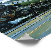 Het Flying Scotsman Poster (Hoek)