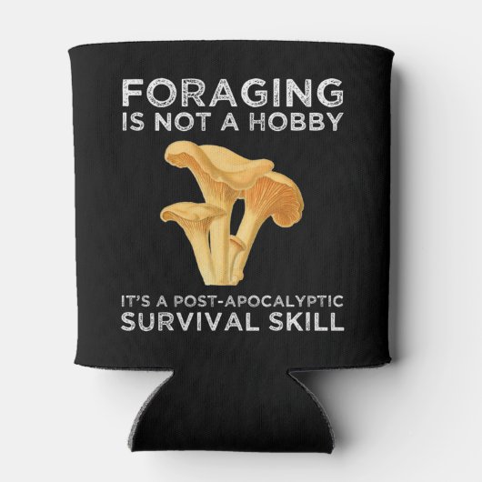 Het foerageren is geen paddenstoel van de Hobby Ch Blikjeskoeler (Achterkant)