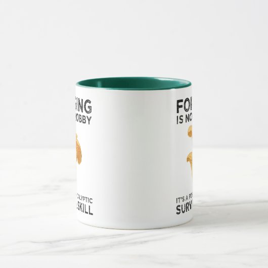 Het foerageren is geen paddenstoel van de Hobby Ch Mok (Midden)