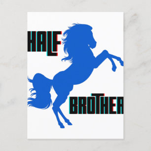 Het fokken van halve broederpaarden briefkaart