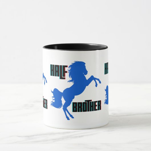 Het fokken van halve broederpaarden mok (Midden)