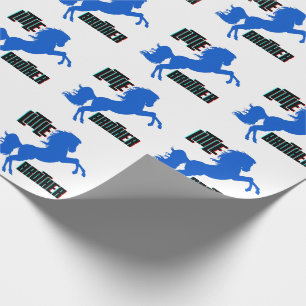 Het fokken van kleine broerpaarden cadeaupapier