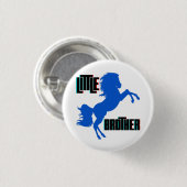 Het fokken van kleine broerpaarden ronde button 3,2 cm (Voorkant /achterkant)