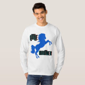 Het fokken van kleine broerpaarden t-shirt (Voorkant volledig)