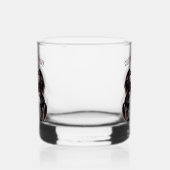 Het fokken van paarden aangepaste tekst gepersonal whisky glas (Links)