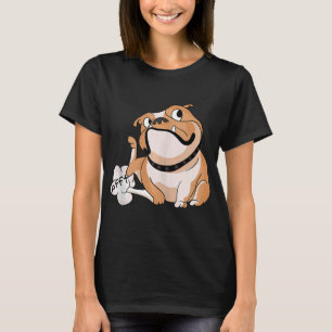 Het fokken van Pitbull Lover Funny Bulldog Dog Ma T-shirt