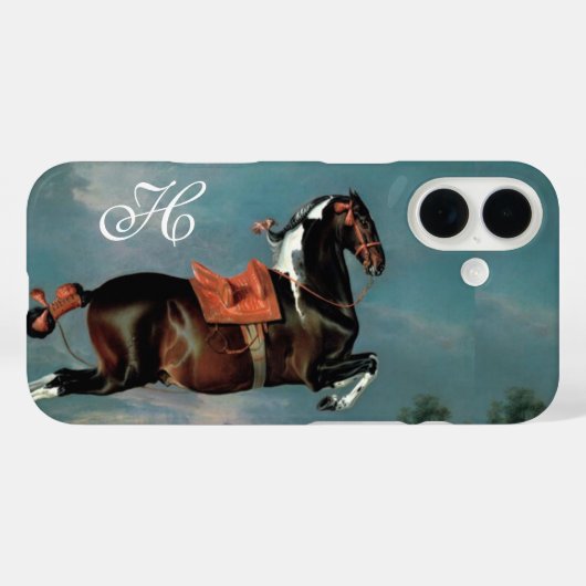 Het fokkonogram van het Piebald Horse "Ceheld" Case-Mate iPhone Case (Achterkant (horizontaal))