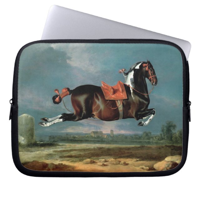 Het fokkonogram van het Piebald Horse "Ceheld" Laptop Sleeve (Voorkant)