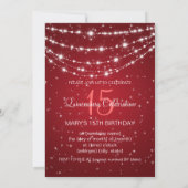 Het Fonkelen van de Partij van Quinceañera het Kaart (Achterkant)