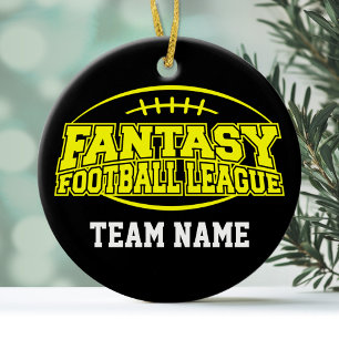 Het Football van de fantasie - de Grappige Gift Keramisch Ornament