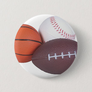Het Football van het Honkbal van het Basketbal van Ronde Button 5,7 Cm
