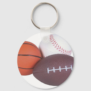 Het Football van het Honkbal van het Basketbal van Sleutelhanger