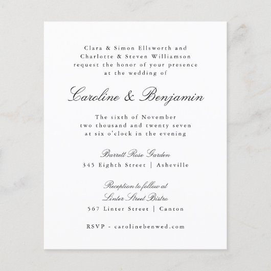 Het formele Wit van de begroting allen in één brui (Voorkant)