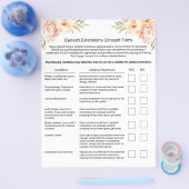 Het formulier Vrijgave van aansprakelijkheid voor  Flyer (Enkel)