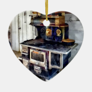 Het Fornuis van de steenkool in Keuken Keramisch Ornament