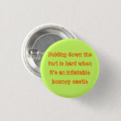 Het fort onderdrukken ronde button 3,2 cm (Voorkant /achterkant)