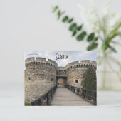 Het fort van Belgrado in Servië Briefkaart (Staand voorkant)