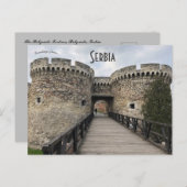 Het fort van Belgrado in Servië Briefkaart (Voorkant / Achterkant)
