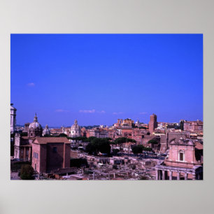 Het Forum van Rome Poster