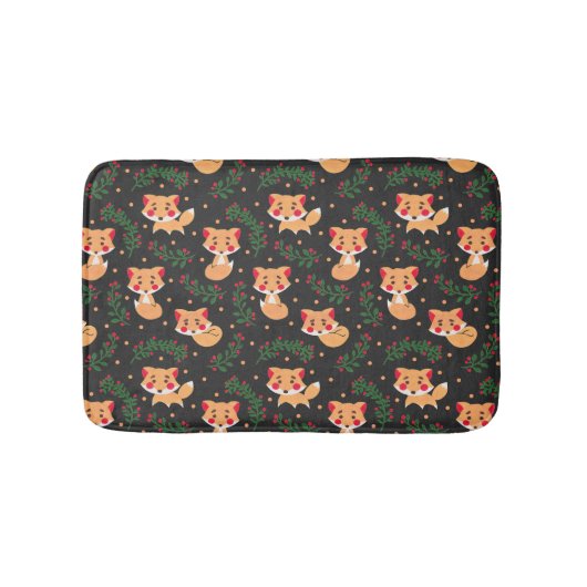 Het fox-patroon badmat (Voorkant)